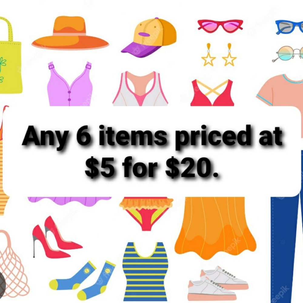 6 for $20.